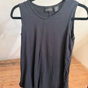 Rachel Zoe Charcoal Sleeveless Tank Top